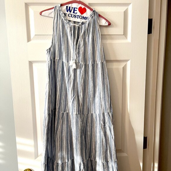 J Crew Tiered Sleeveless Maxi Dress – Size L - Picture 2 of 6